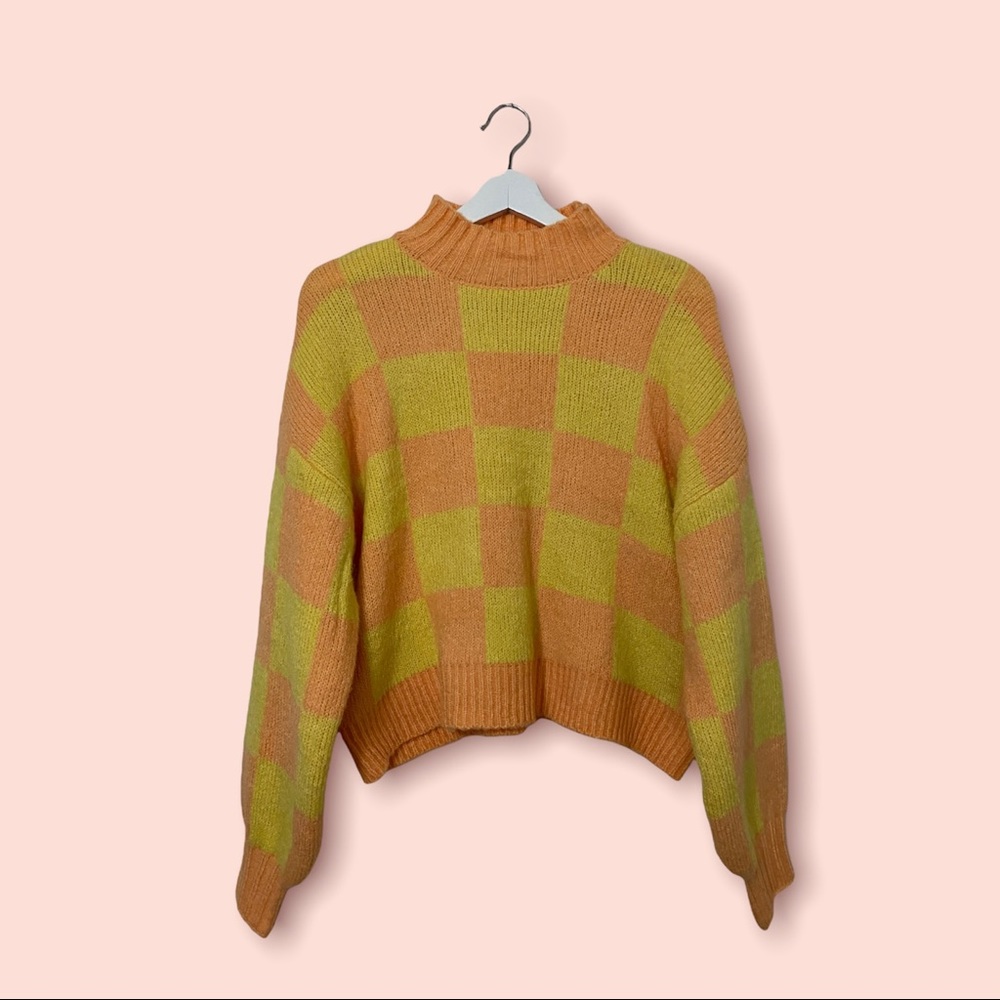MM by My Michelle Checkered Sweater